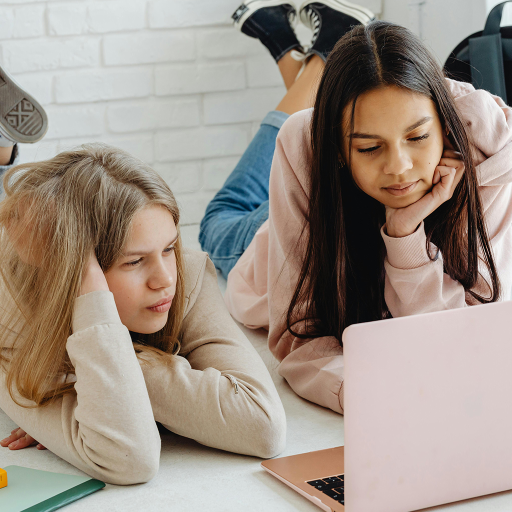 students busy studying